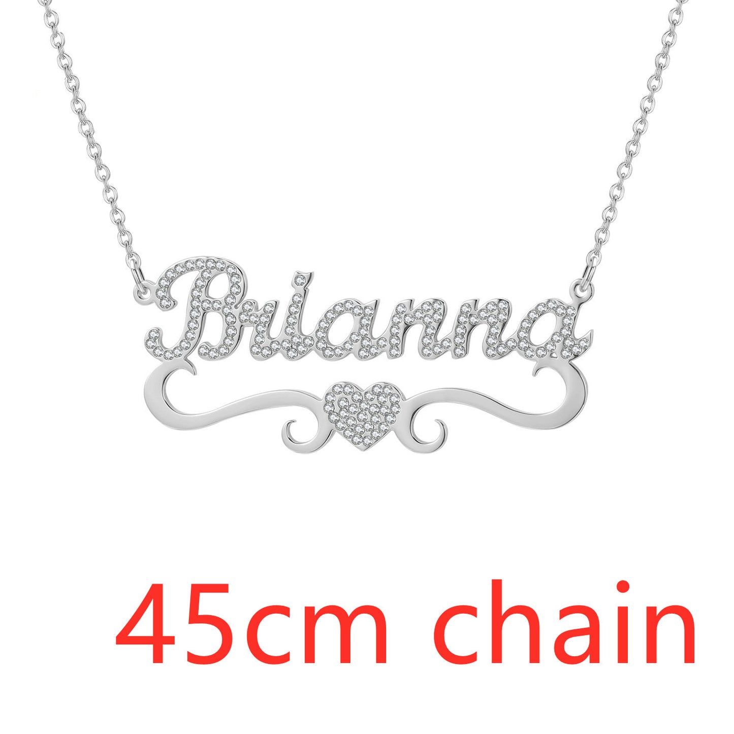 Custom steel titanium numbers, letters, necklaces, bracelets