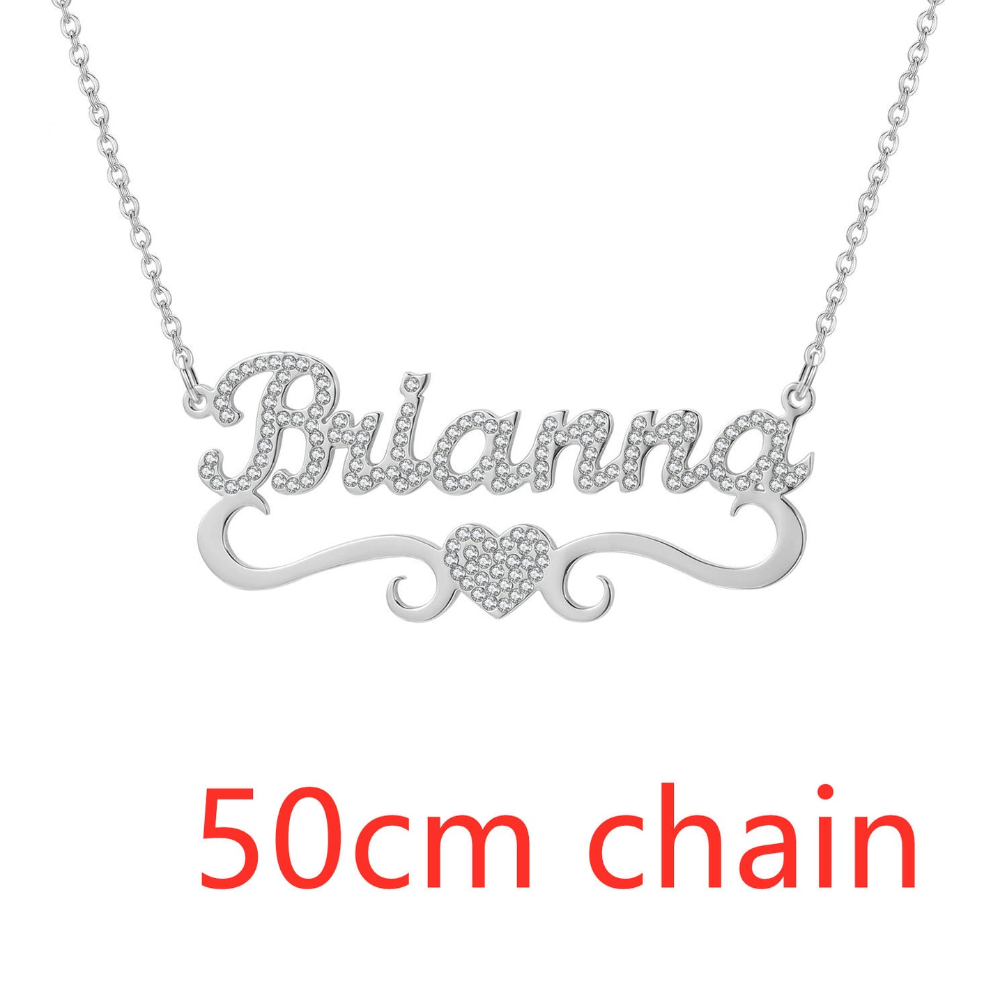 Custom steel titanium numbers, letters, necklaces, bracelets