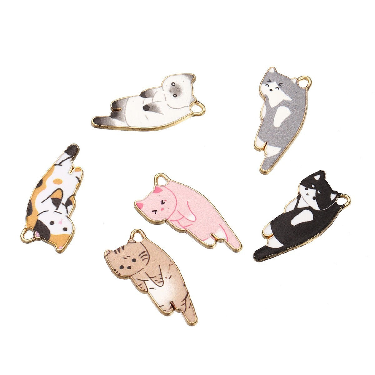 DIY Ornament Accessories Animal Kitty Student Earrings