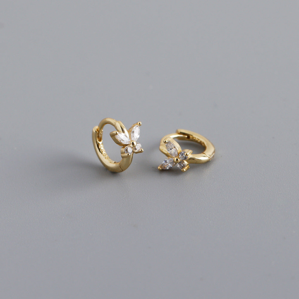 Circle Gold Ear Clip Female