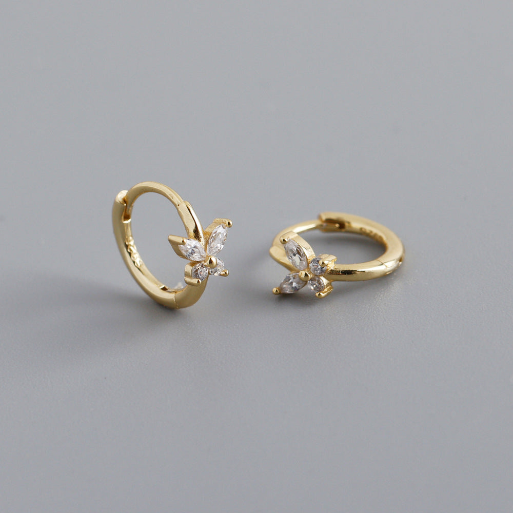 Circle Gold Ear Clip Female