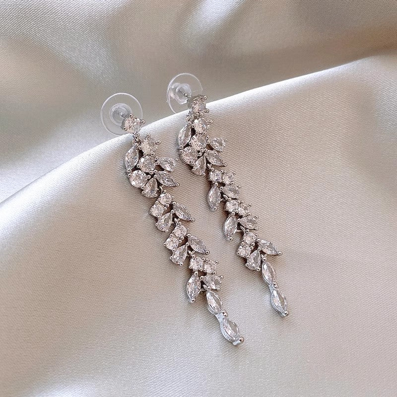 Pearl Earrings Simple Elegance Retro Ear Silver Needle