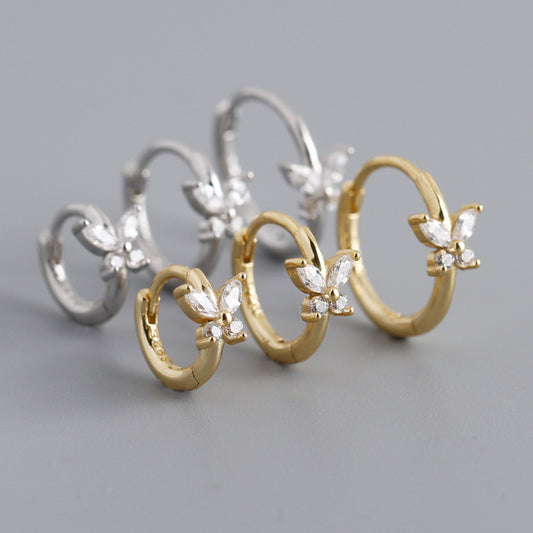 Circle Gold Ear Clip Female