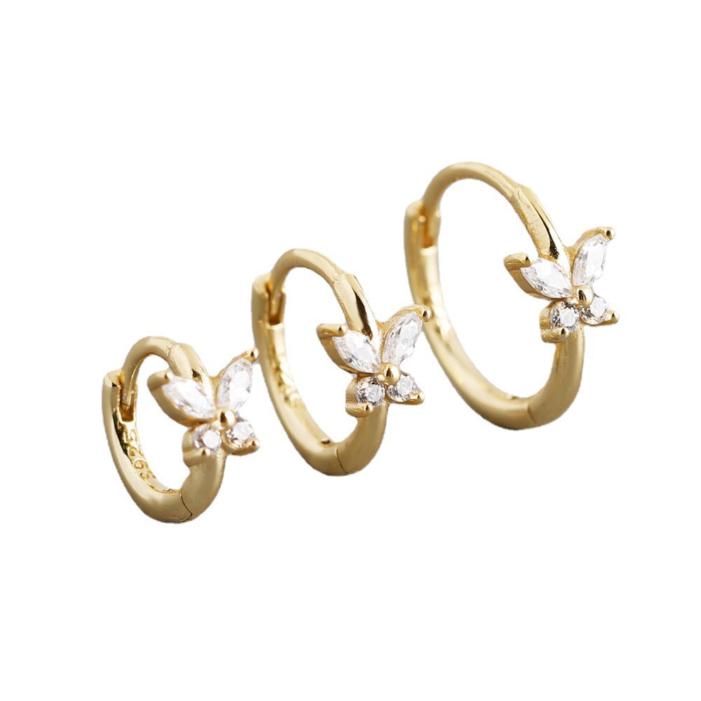 Circle Gold Ear Clip Female