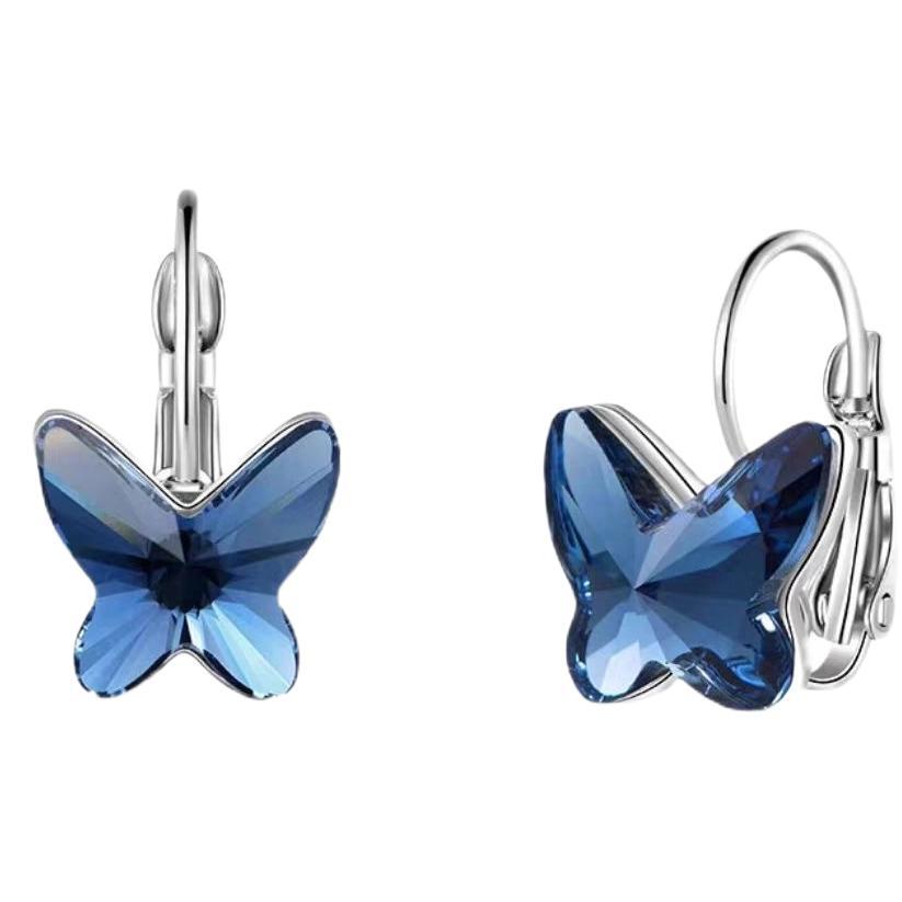 Shining Zircon Popular Fashion Butterfly Studs